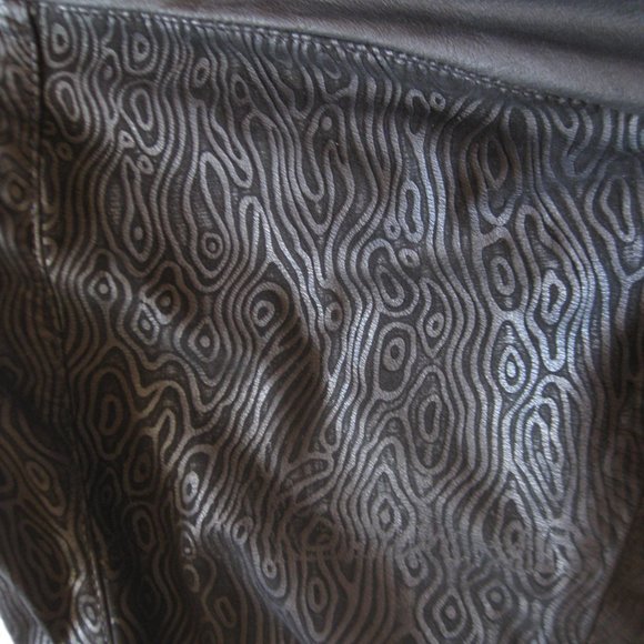 Nice lined genuine leather jacket with bolson sleeves - Picture 3 of 3